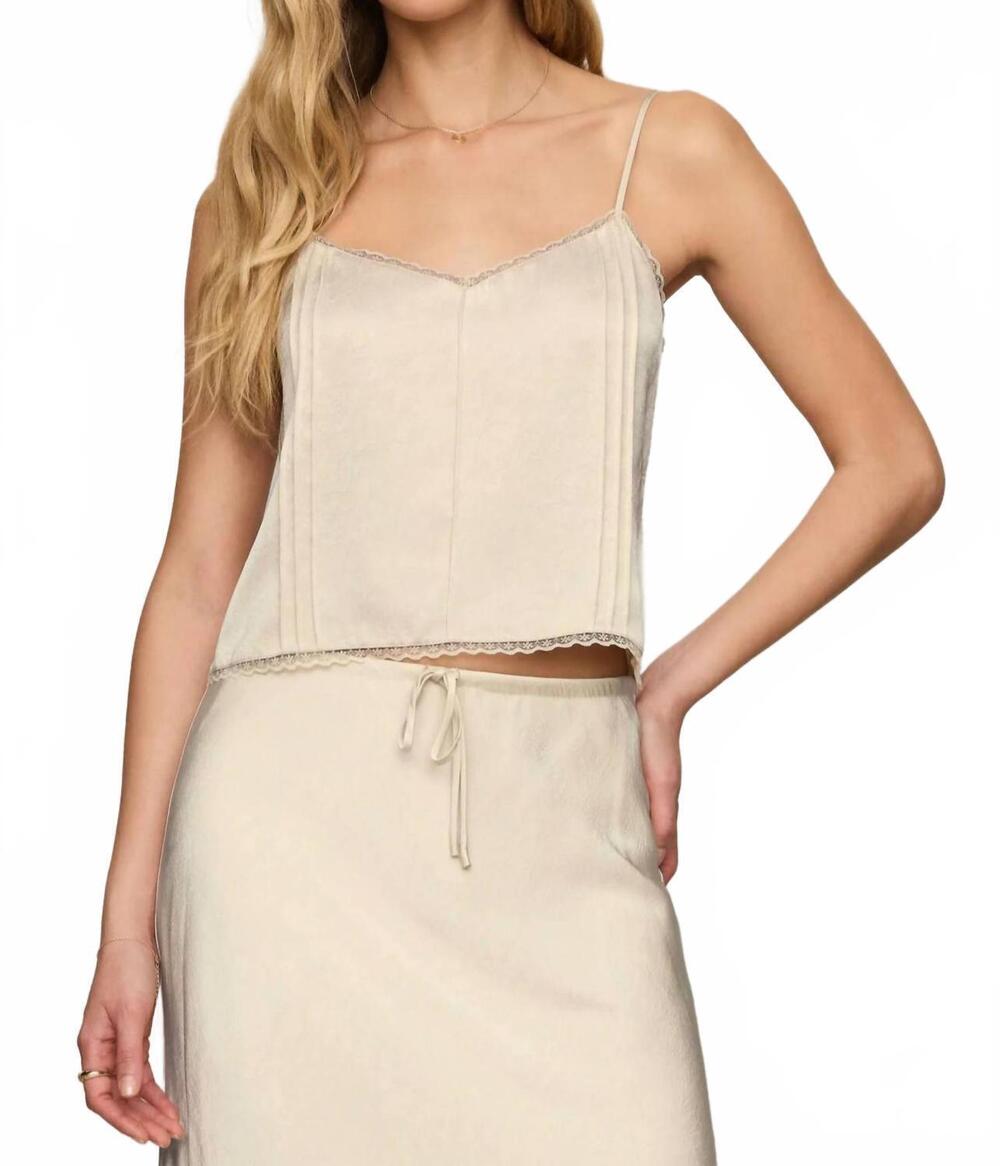NEW Z SUPPLY viva tank top in island coconut